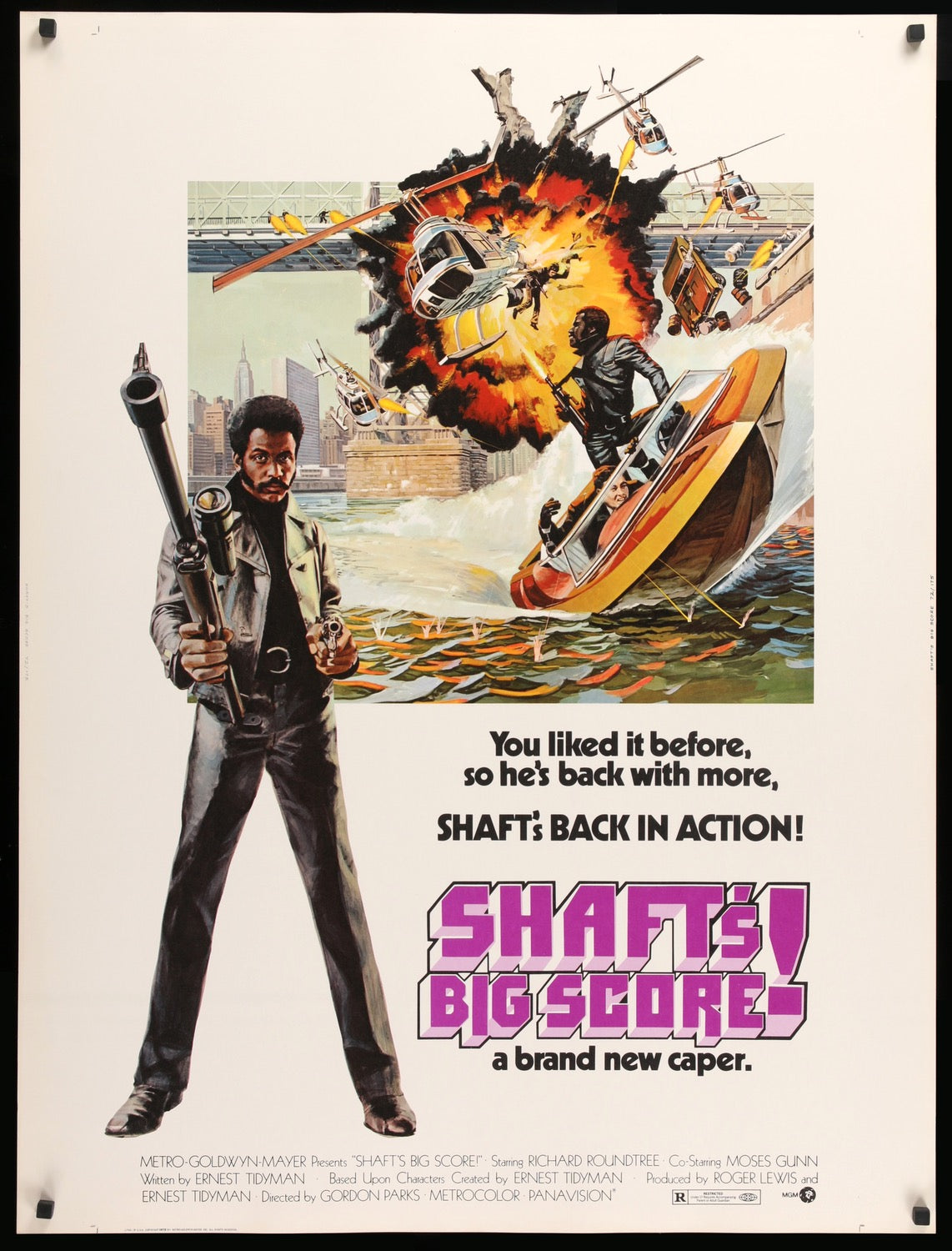 Shaft's Big Score (1972) original movie poster for sale at Original Film Art - Vintage Movie Posters
