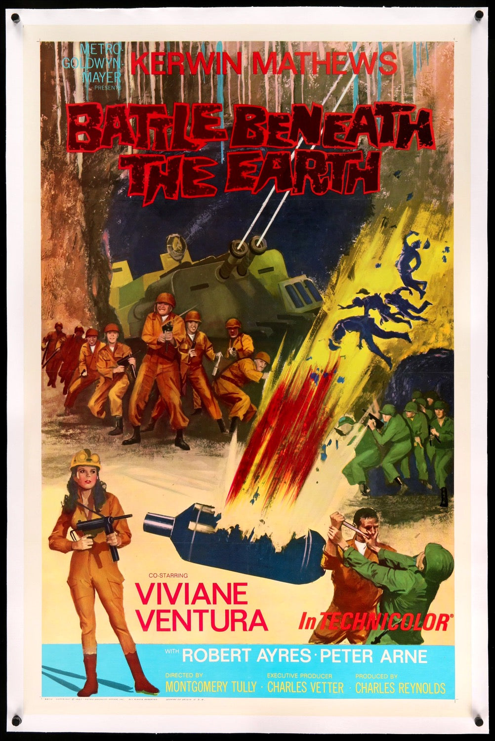 Battle Beneath the Earth (1967) original movie poster for sale at Original Film Art - Vintage Movie Posters
