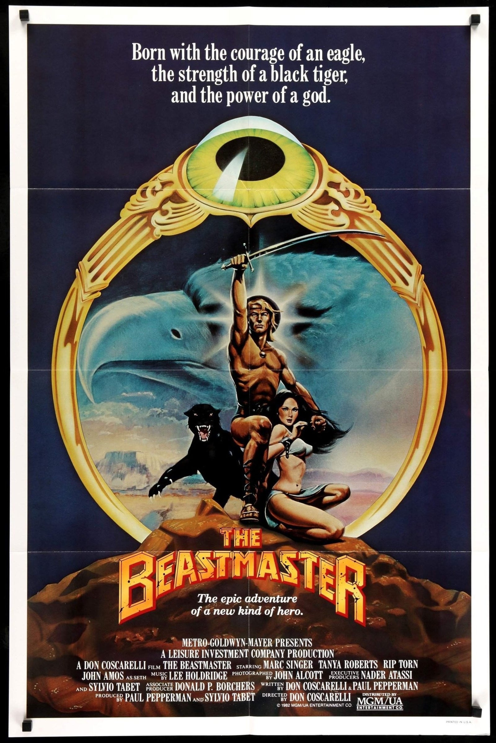 Beastmaster (1982) original movie poster for sale at Original Film Art - Vintage Movie Posters