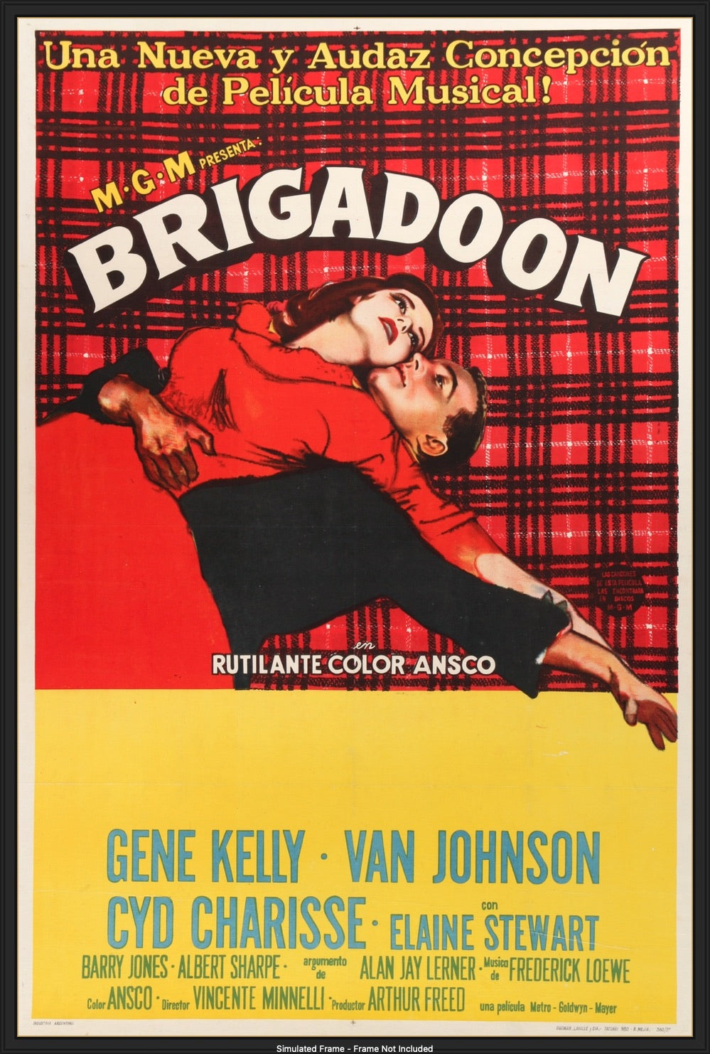 Brigadoon (1954) original movie poster for sale at Original Film Art - Vintage Movie Posters