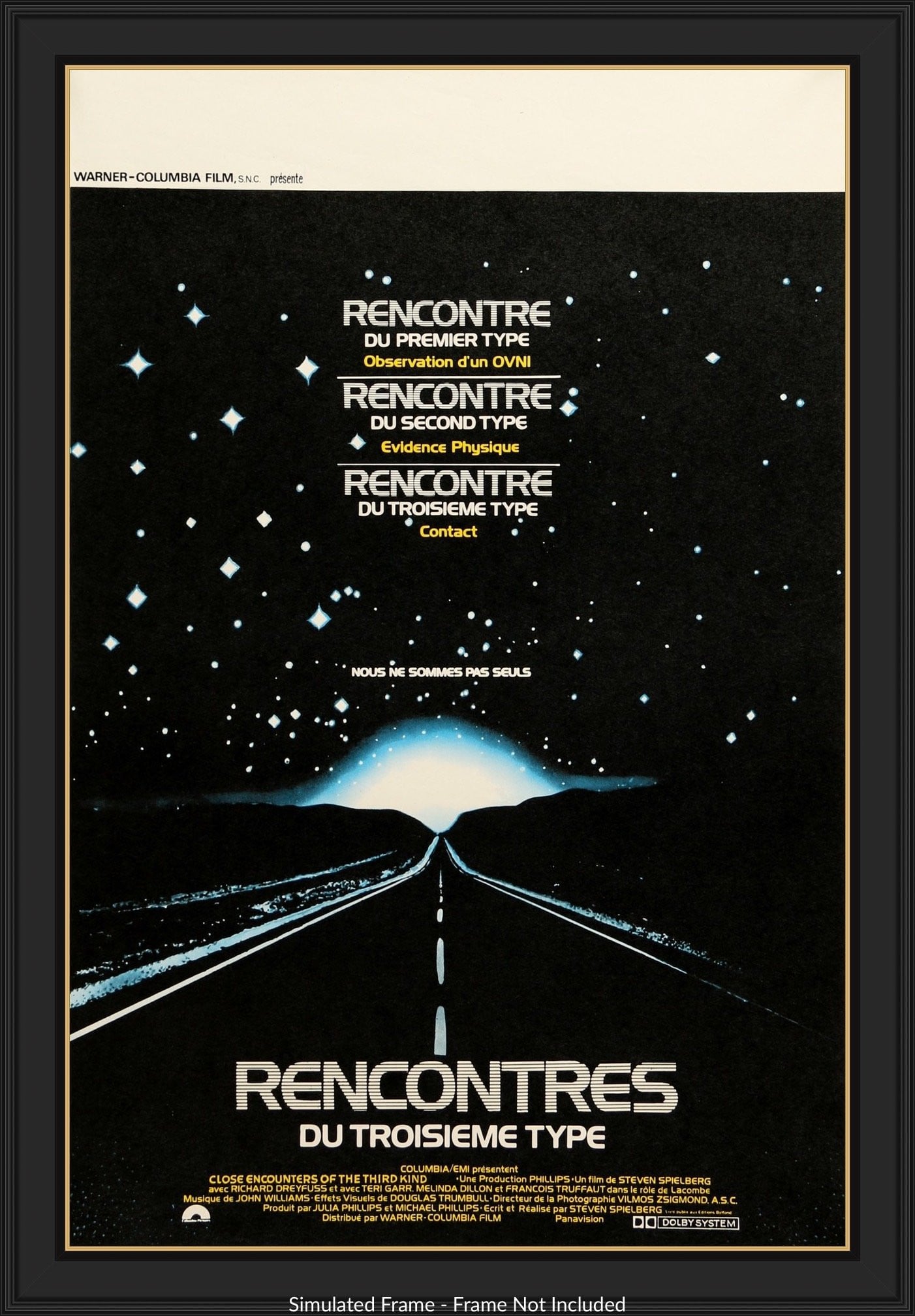 Close Encounters of the Third Kind (1977) original movie poster for sale at Original Film Art - Vintage Movie Posters