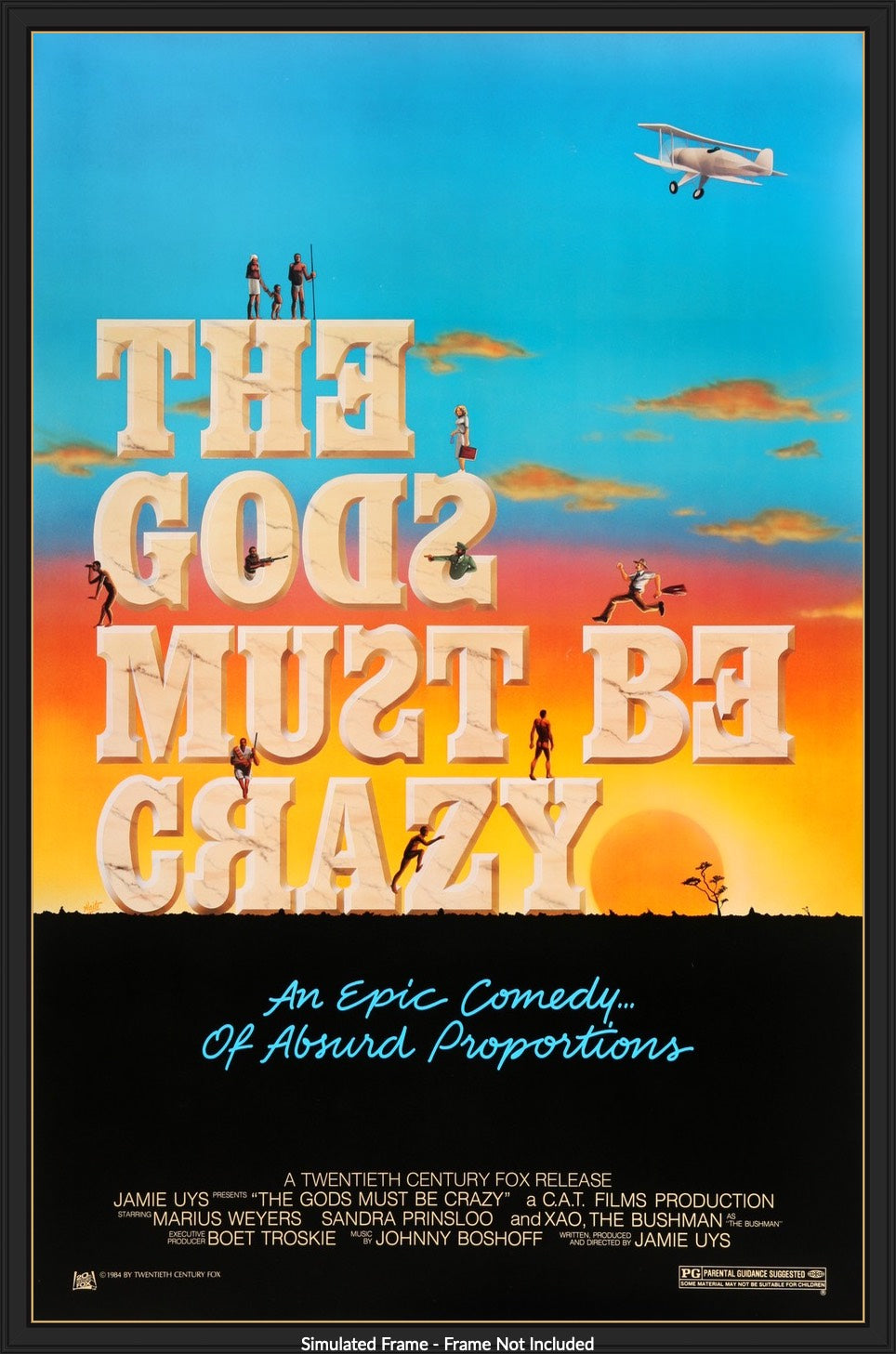 Gods Must Be Crazy (1980) original movie poster for sale at Original Film Art - Vintage Movie Posters