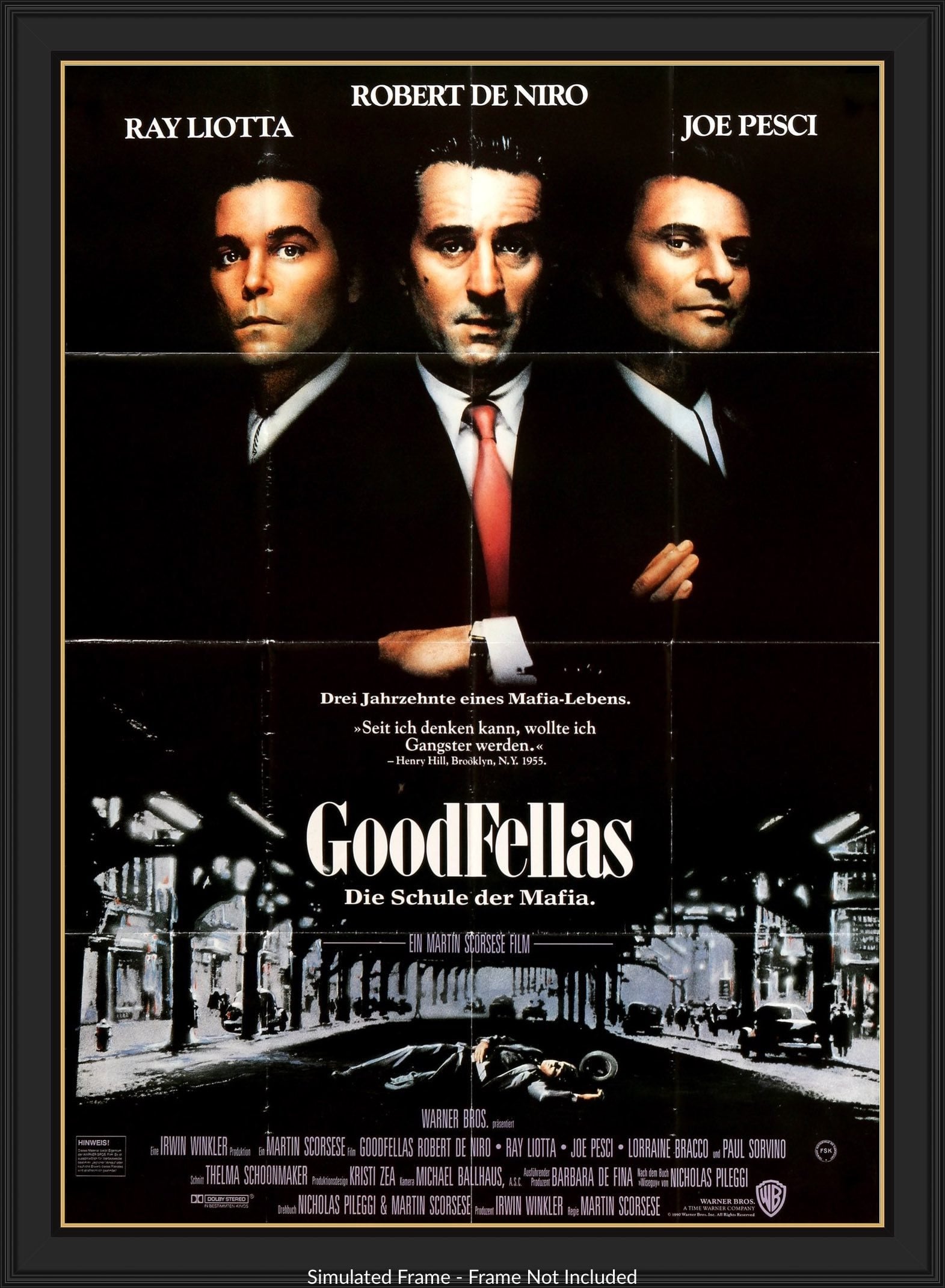 Goodfellas (1990) original movie poster for sale at Original Film Art - Vintage Movie Posters