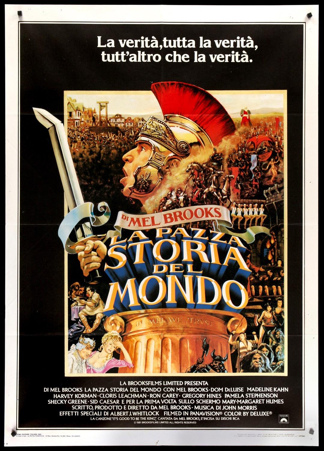 History of the World Part 1 (1981) original movie poster for sale at Original Film Art - Vintage Movie Posters