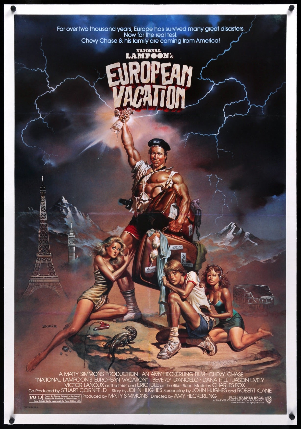 National Lampoon's European Vacation (1985) original movie poster for sale at Original Film Art - Vintage Movie Posters