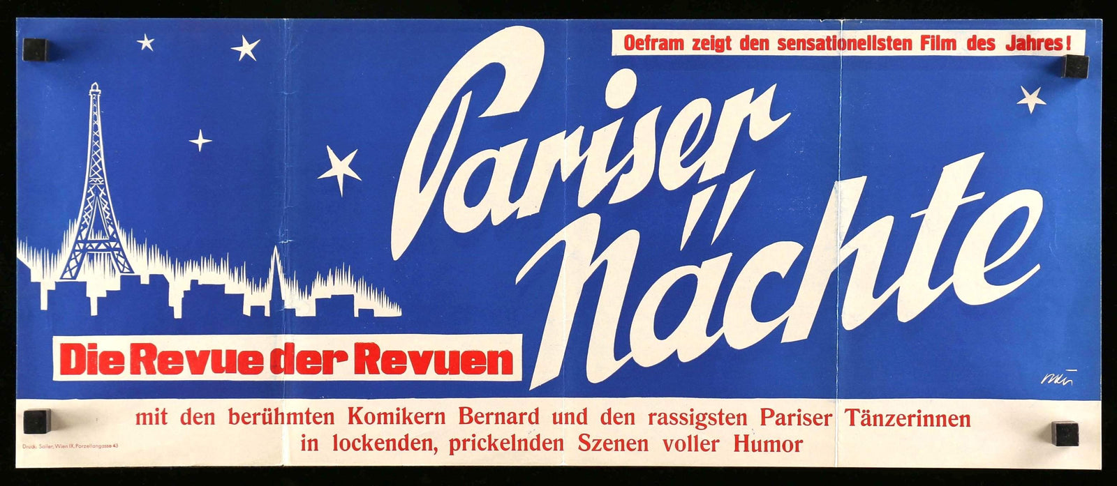 Paris Nights (1951) original movie poster for sale at Original Film Art - Vintage Movie Posters