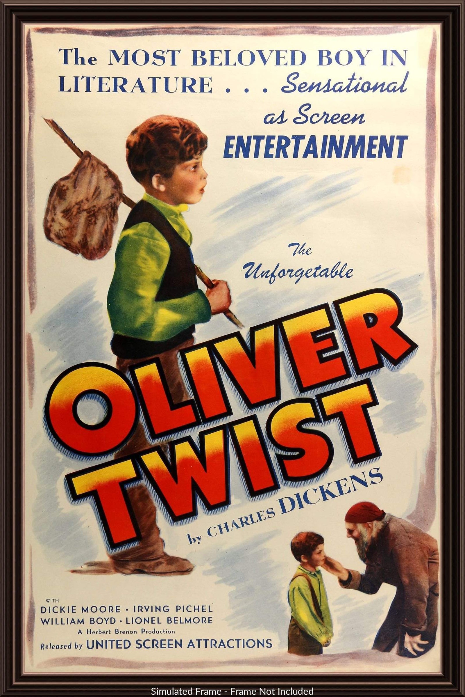 Oliver Twist (1933) original movie poster for sale at Original Film Art - Vintage Movie Posters