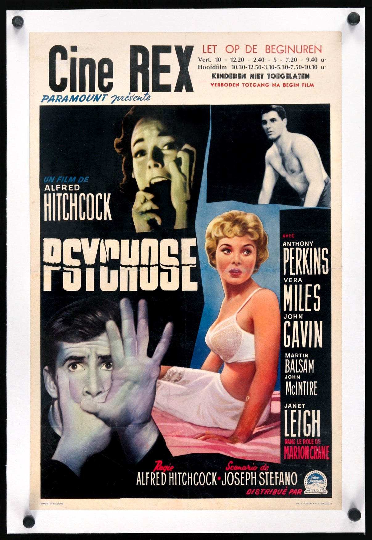Psycho (1960) original movie poster for sale at Original Film Art - Vintage Movie Posters