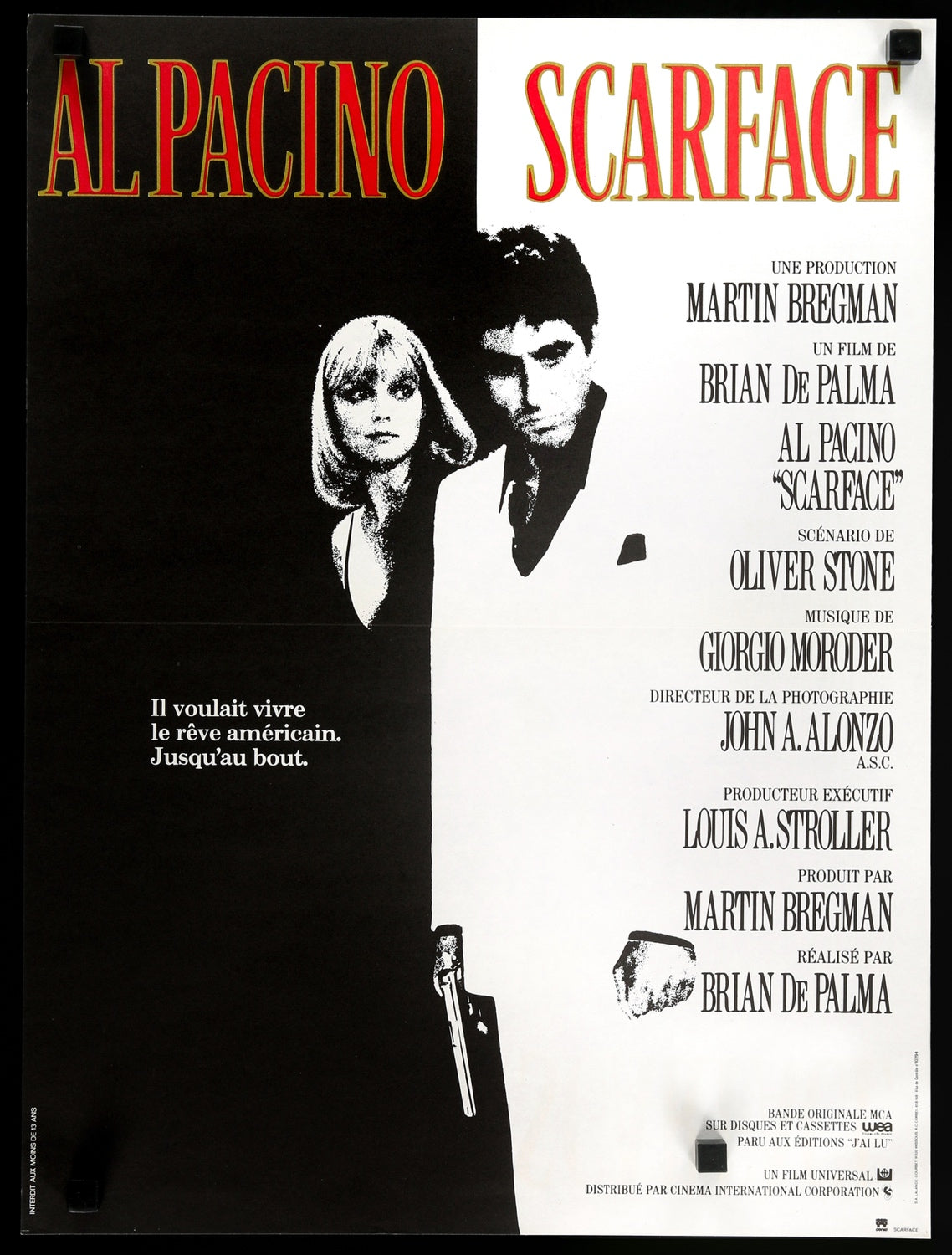 Scarface (1983) original movie poster for sale at Original Film Art - Vintage Movie Posters