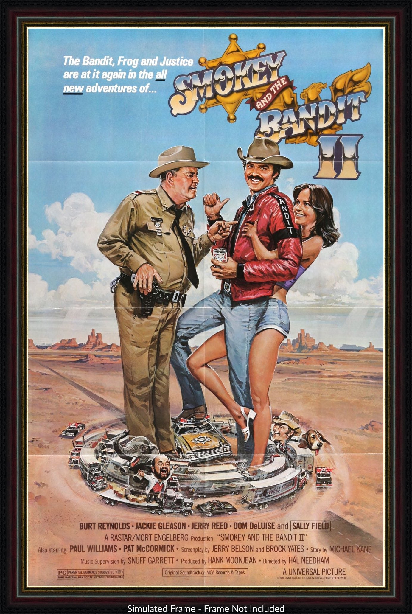 Smokey and the Bandit II (1980) original movie poster for sale at Original Film Art - Vintage Movie Posters