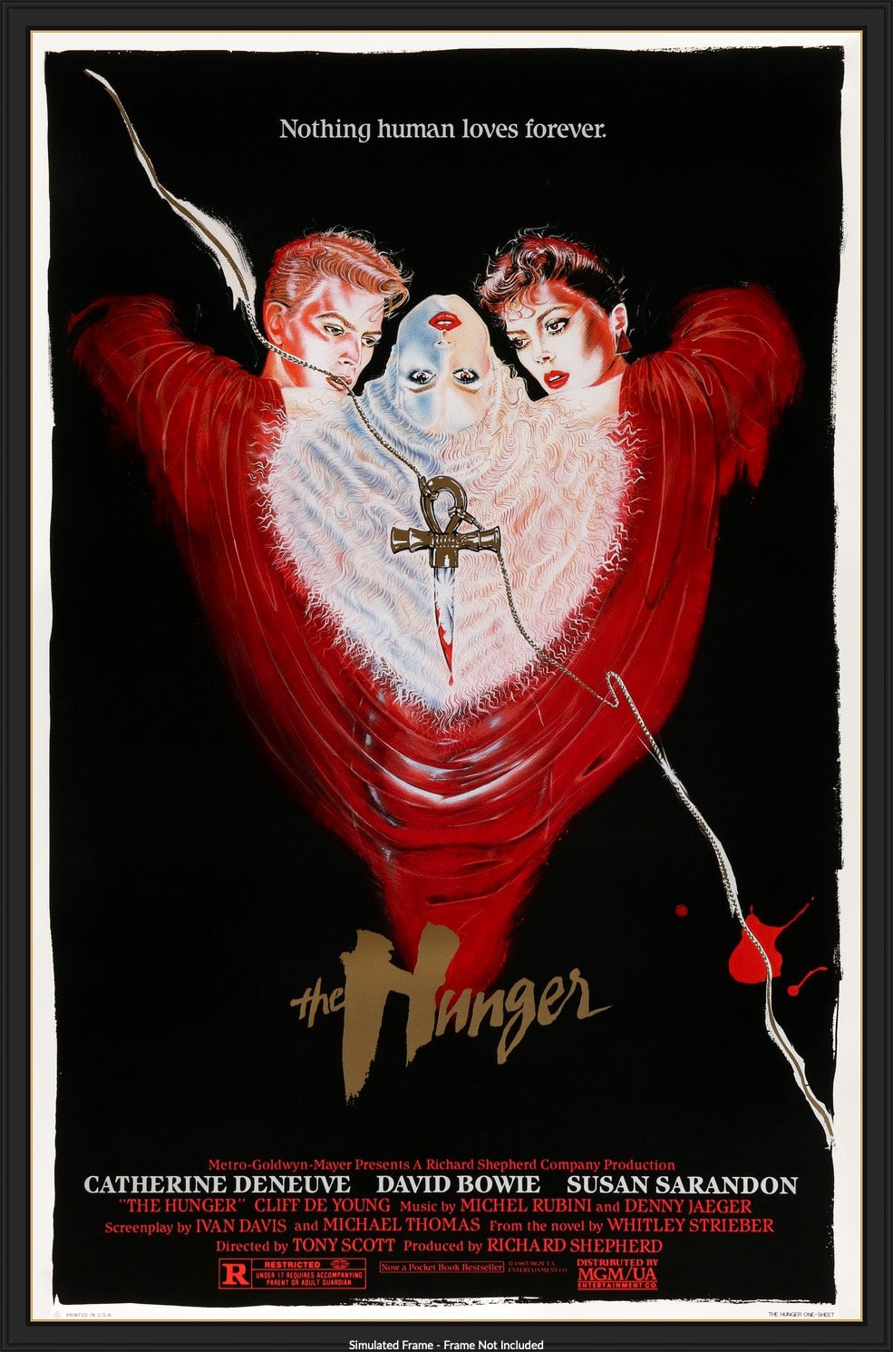 Hunger (1983) original movie poster for sale at Original Film Art - Vintage Movie Posters