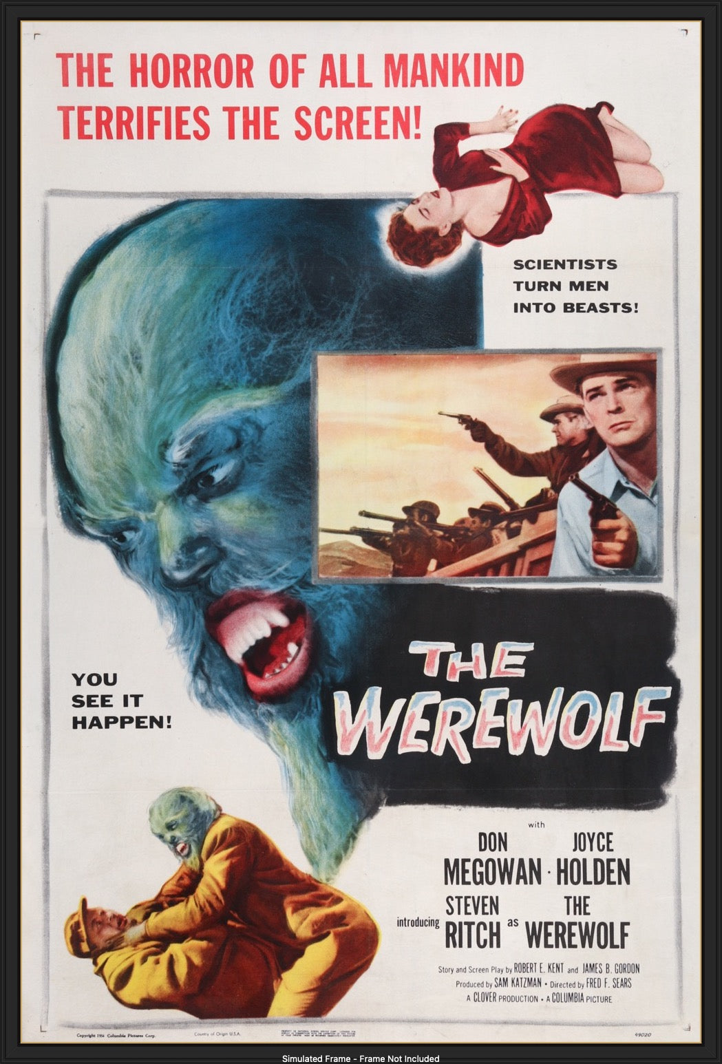 Werewolf (1956) original movie poster for sale at Original Film Art - Vintage Movie Posters