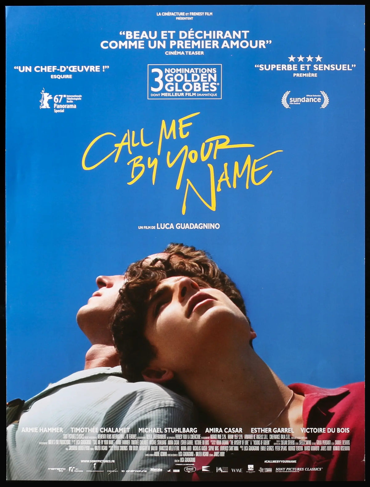 Call Me By Your Name (2017) original movie poster for sale at Original Film Art - Vintage Movie Posters
