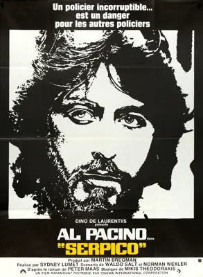 Serpico (1974) original movie poster for sale at Original Film Art - Vintage Movie Posters