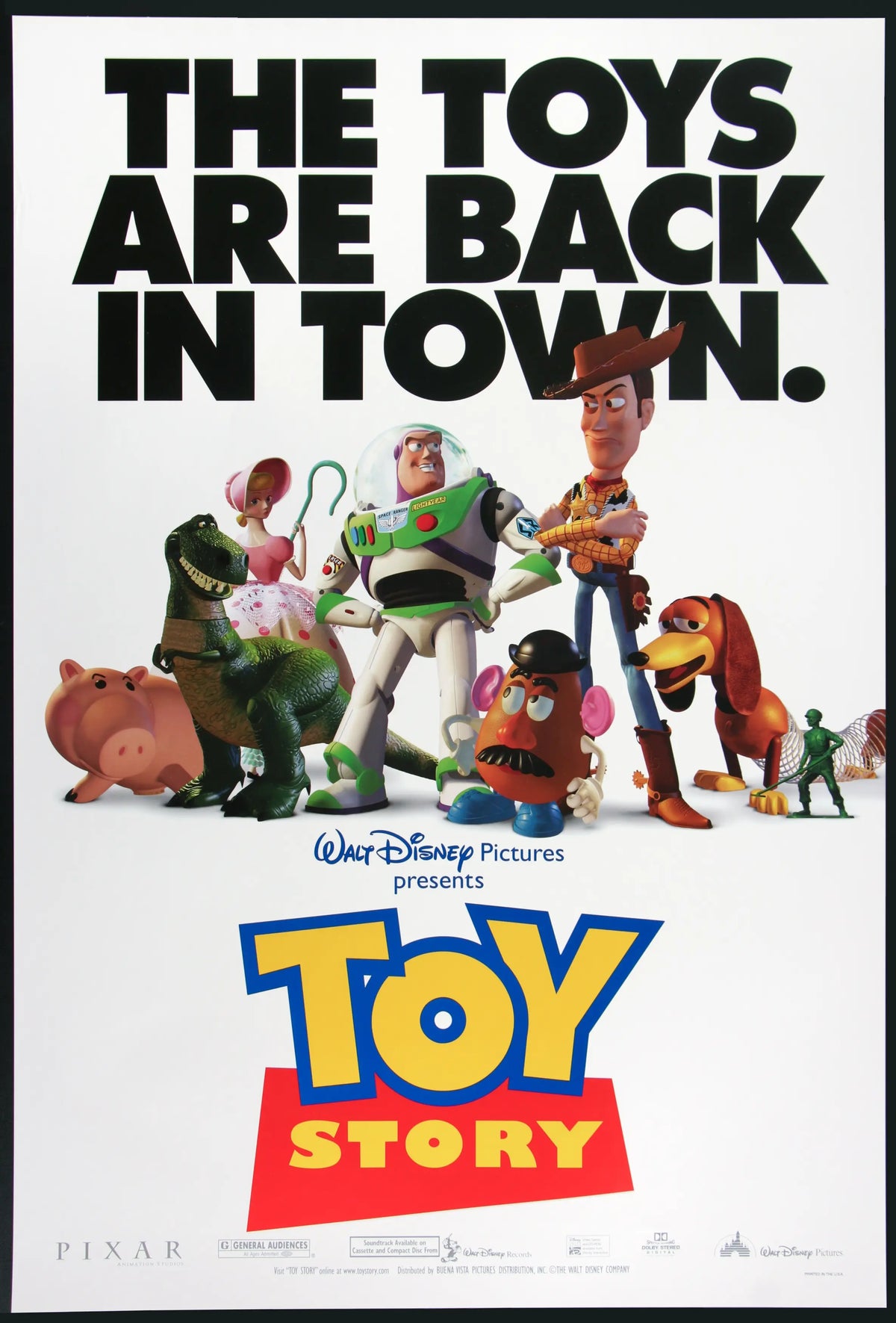 Toy Story (1995) original movie poster for sale at Original Film Art - Vintage Movie Posters