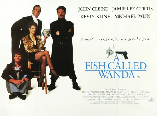 Fish Called Wanda (1988) original movie poster for sale at Original Film Art - Vintage Movie Posters