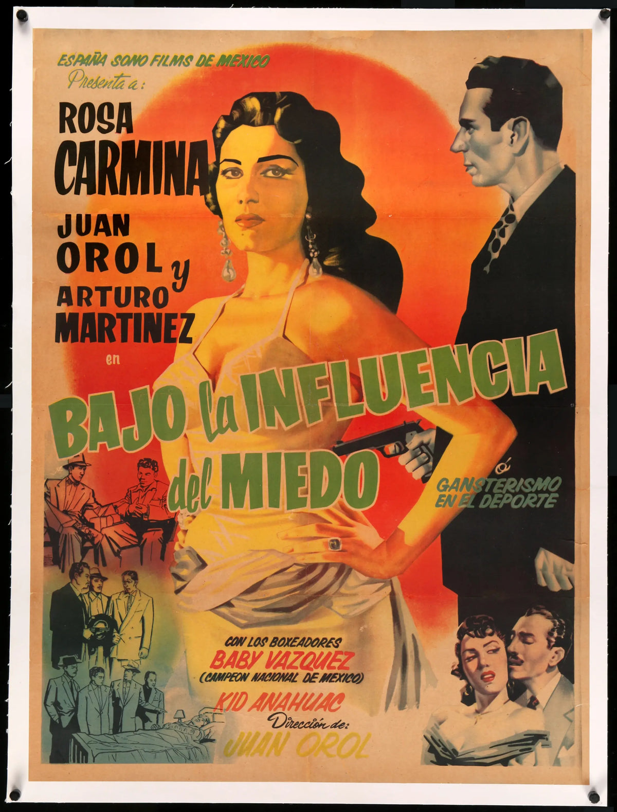 Bajo La Influencia Del Miedo (1956) original movie poster for sale at Original Film Art - Vintage Movie Posters