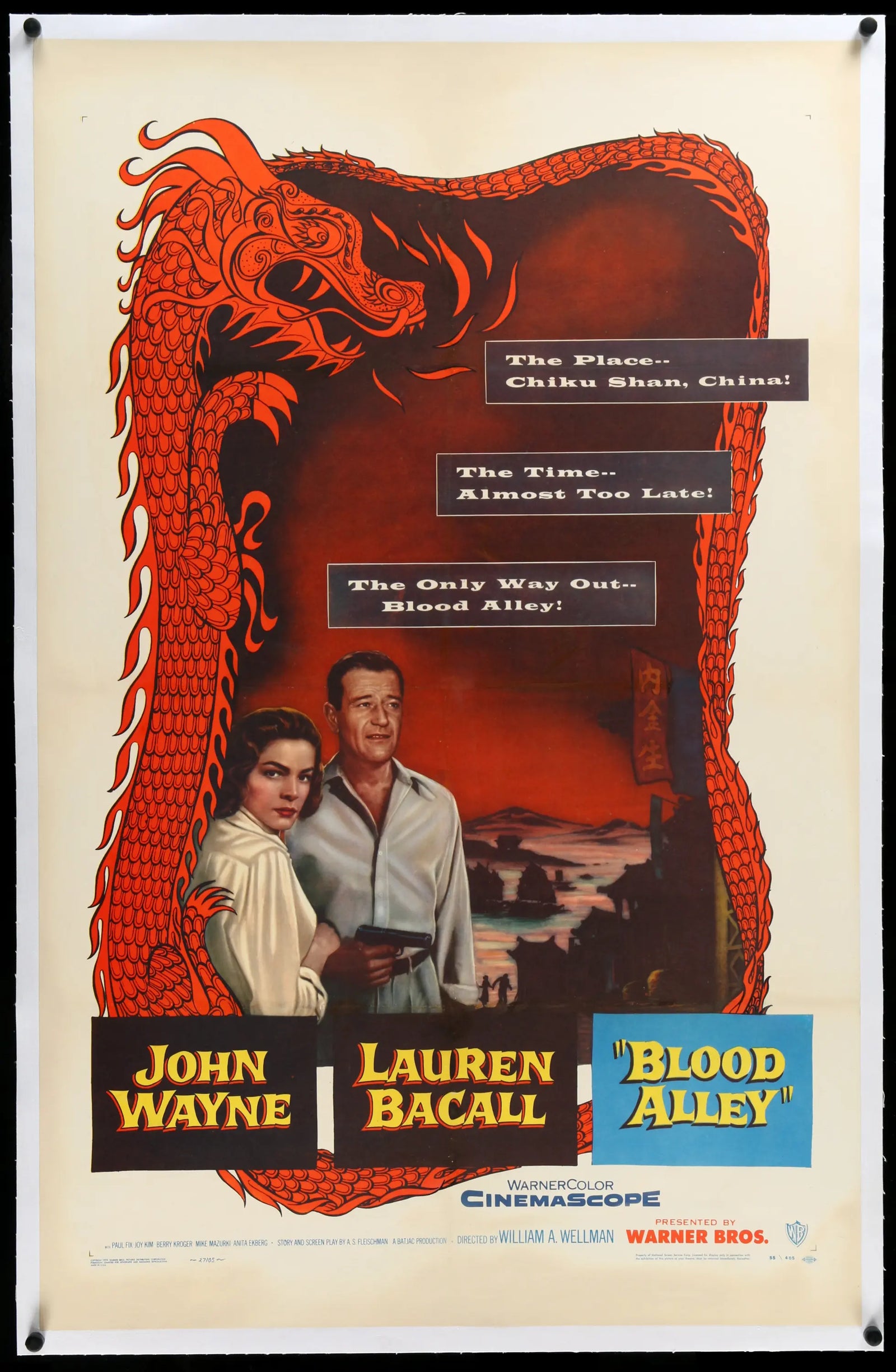 Blood Alley (1955) original movie poster for sale at Original Film Art - Vintage Movie Posters