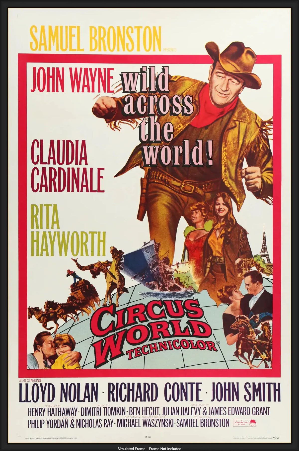 Circus World (1964) original movie poster for sale at Original Film Art - Vintage Movie Posters