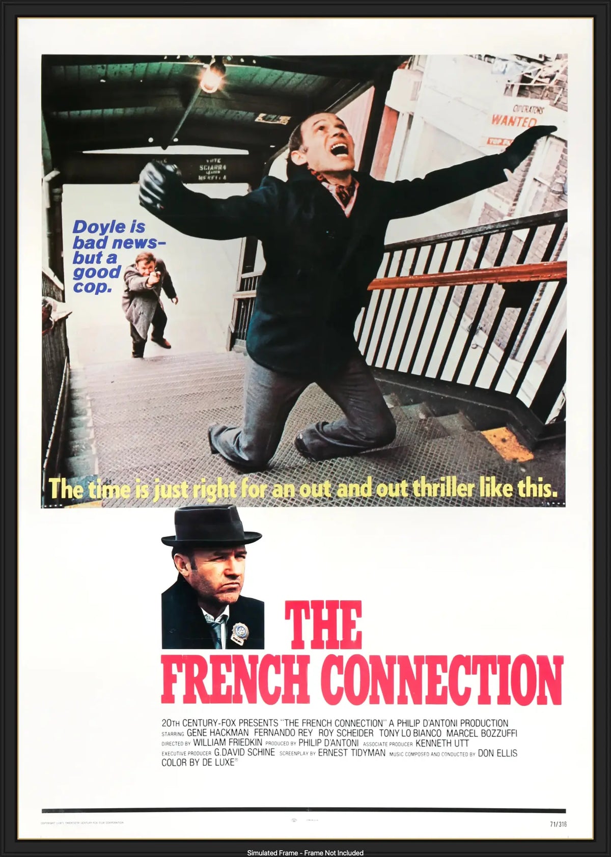 French Connection (1971) original movie poster for sale at Original Film Art - Vintage Movie Posters