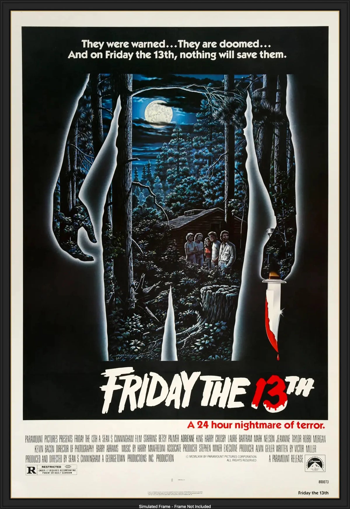 Friday the 13th (1980) original movie poster for sale at Original Film Art - Vintage Movie Posters