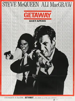 Getaway (1972) original movie poster for sale at Original Film Art - Vintage Movie Posters