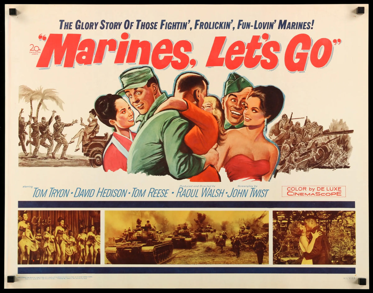 Marines, Let's Go (1961) original movie poster for sale at Original Film Art - Vintage Movie Posters