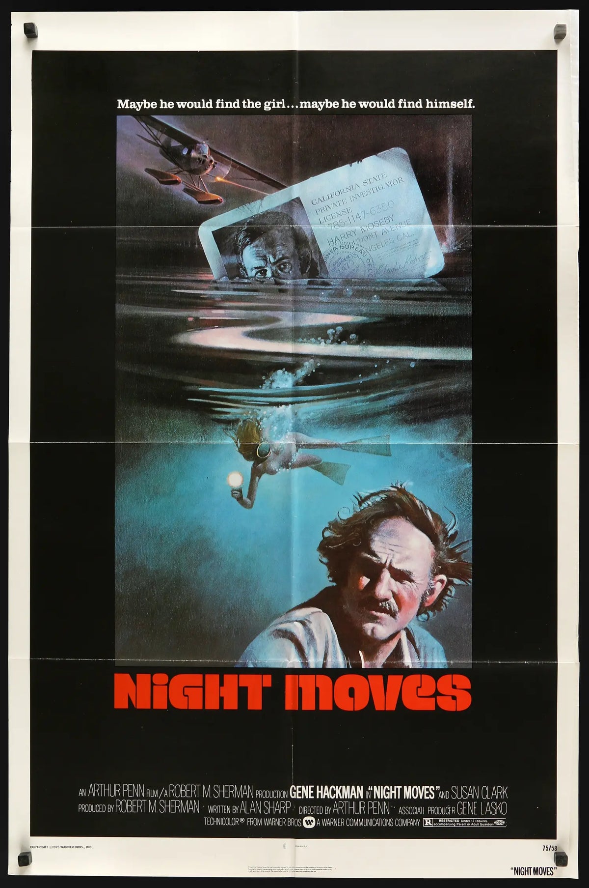 Night Moves (1975) original movie poster for sale at Original Film Art - Vintage Movie Posters