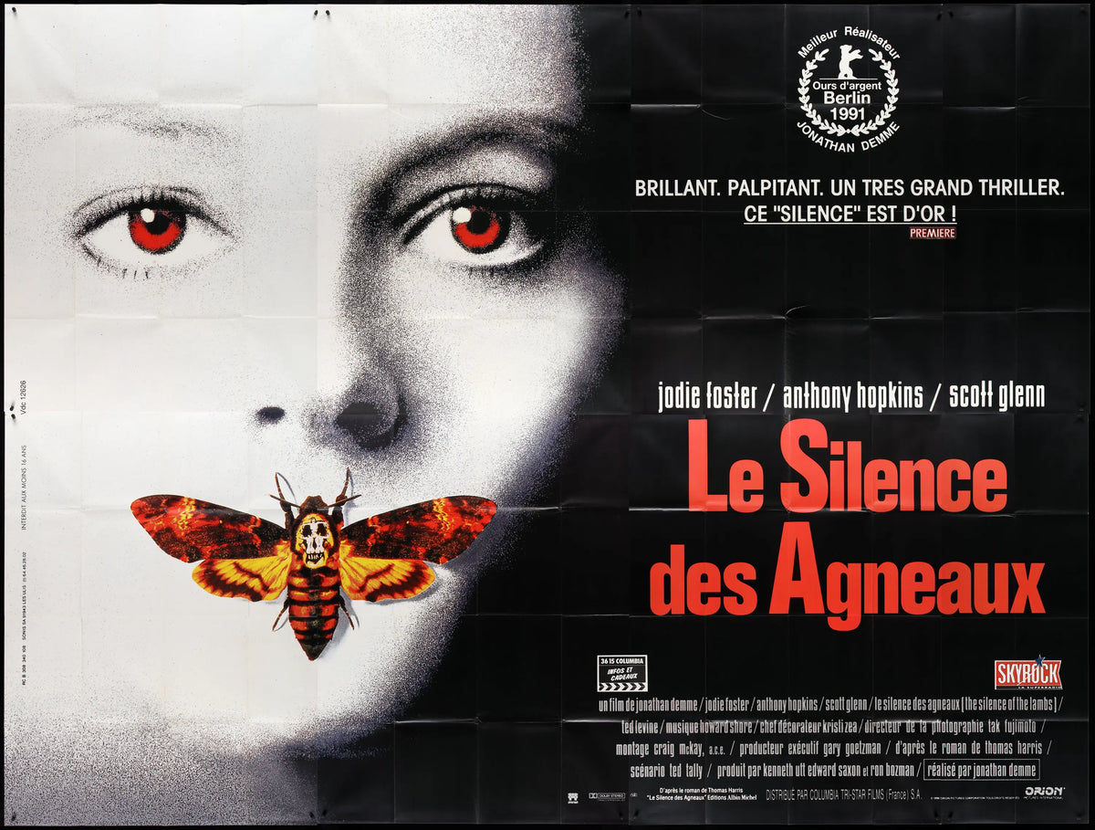 Silence of the Lambs (1991) original movie poster for sale at Original Film Art - Vintage Movie Posters