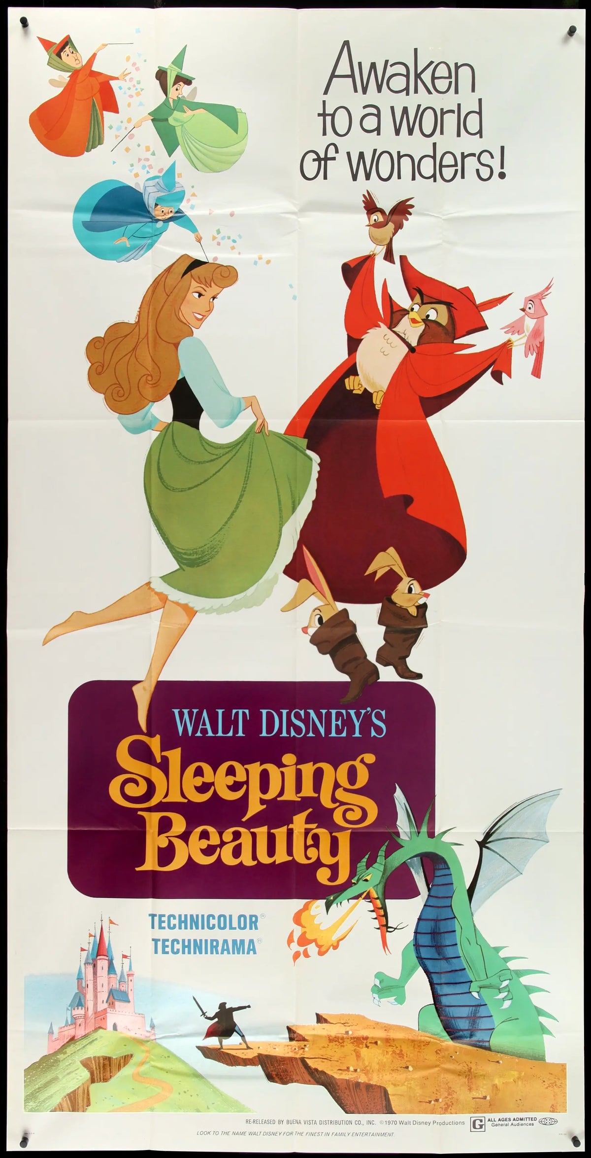Sleeping Beauty (1959) original movie poster for sale at Original Film Art - Vintage Movie Posters