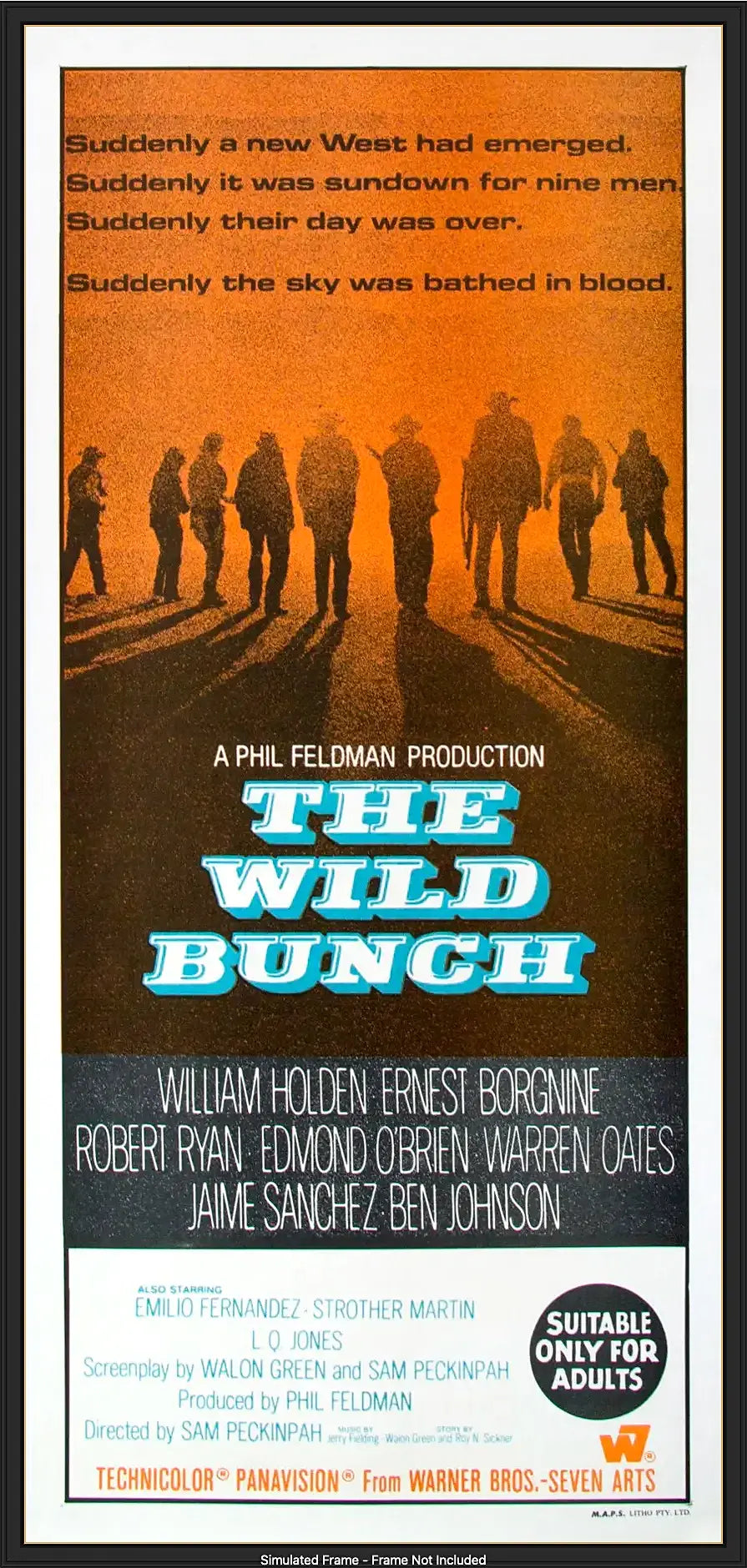 Wild Bunch (1969) original movie poster for sale at Original Film Art - Vintage Movie Posters