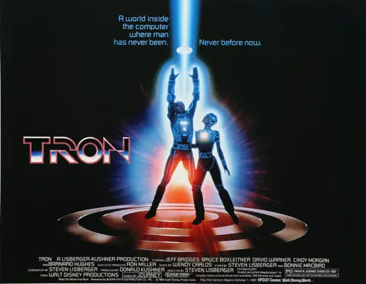 Tron (1982) original movie poster for sale at Original Film Art - Vintage Movie Posters