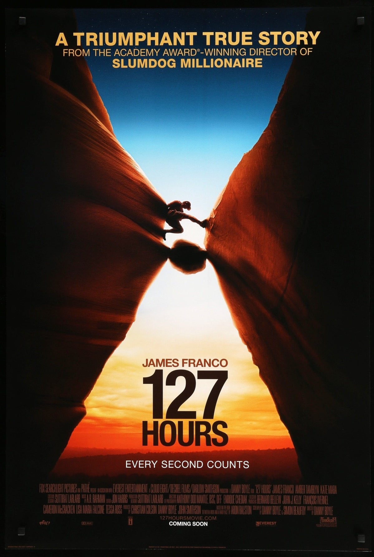 127 Hours (2010) original movie poster for sale at Original Film Art