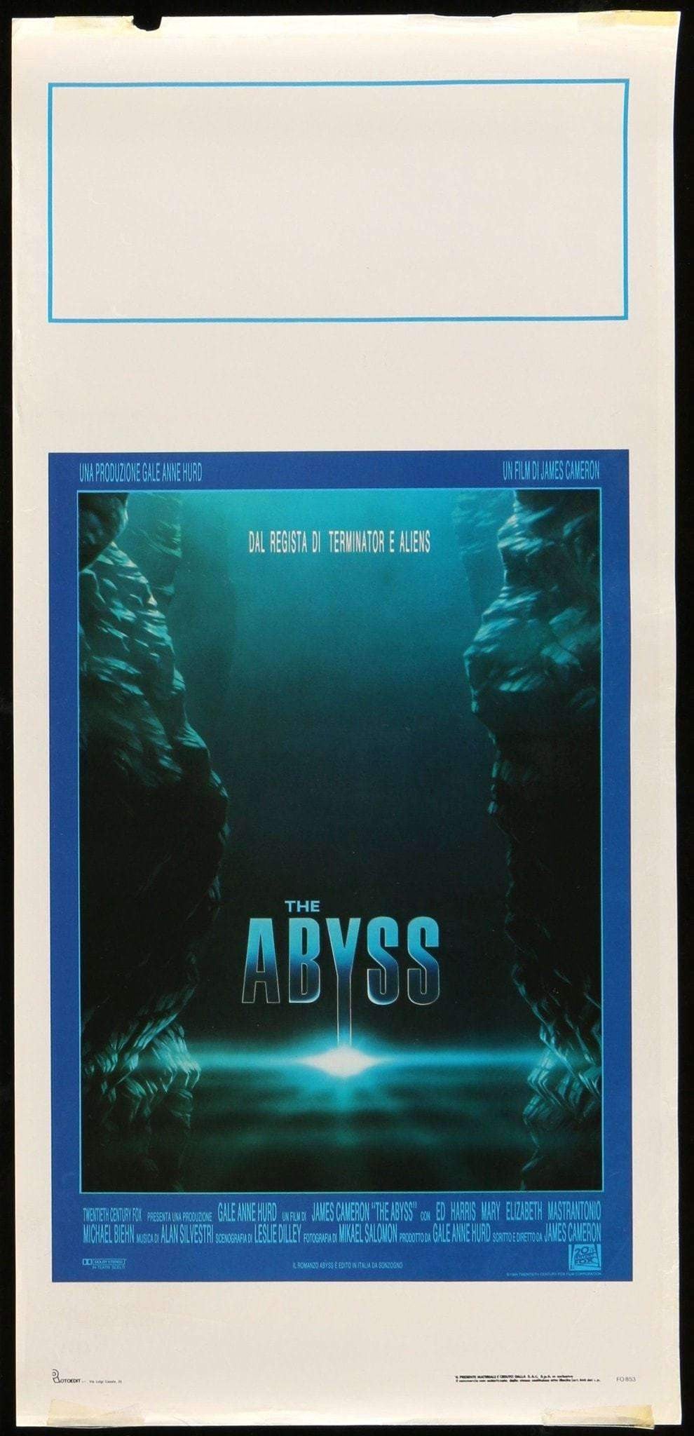 Abyss (1989) original movie poster for sale at Original Film Art