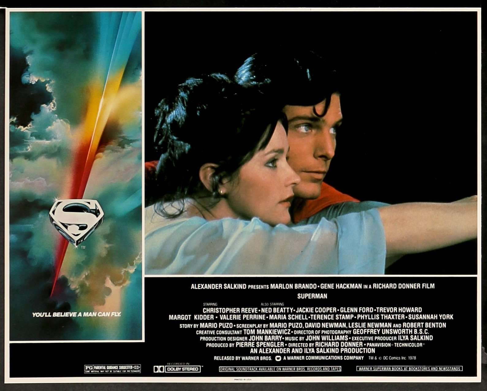 Superman: The Movie (1978) Lobby Cards - Set of 8 original movie poster for sale at Original Film Art - Vintage Movie Posters