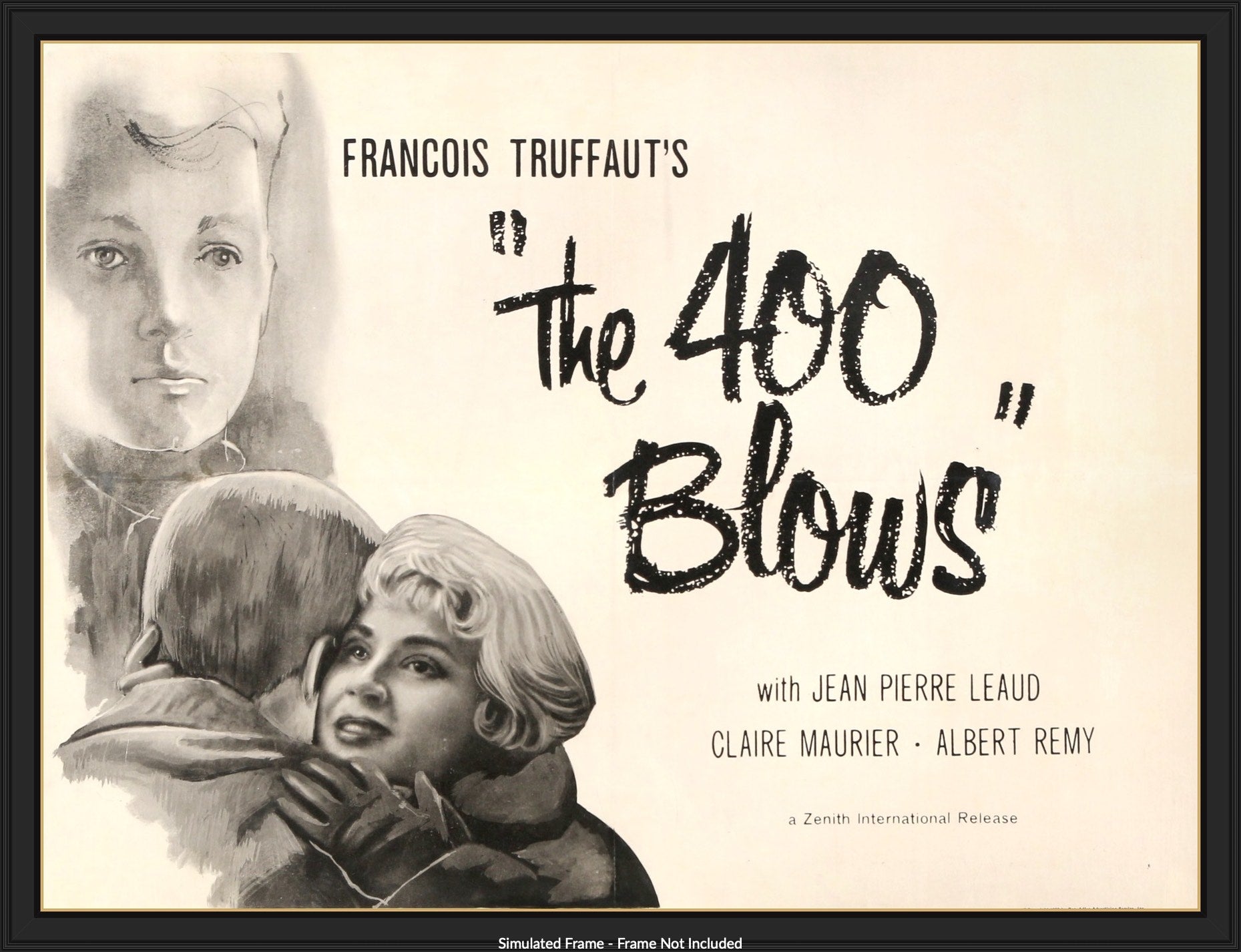 400 Blows (1959) original movie poster for sale at Original Film Art