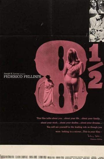 8 1/2 (1963) original movie poster for sale at Original Film Art - Vintage Movie Posters