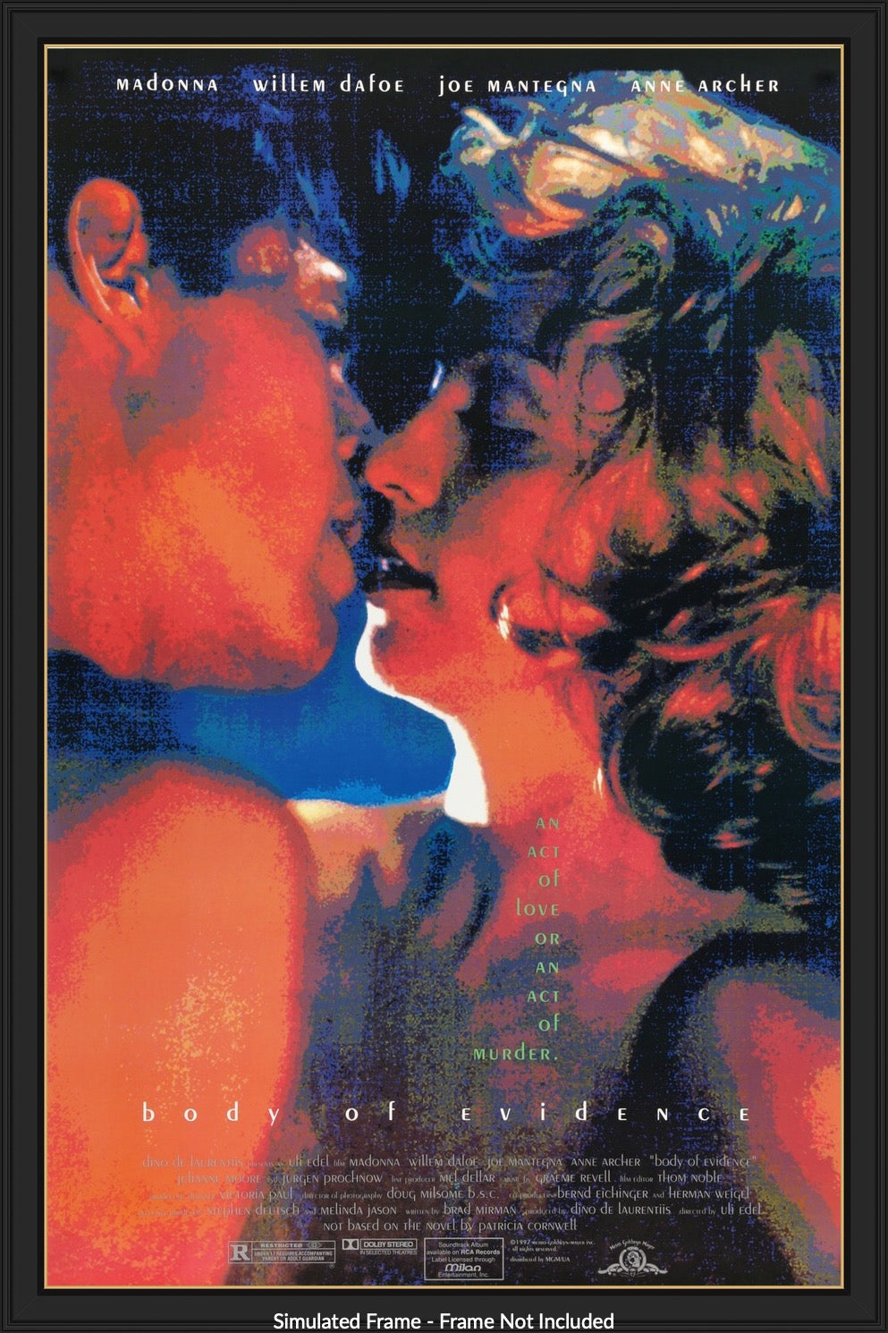 Body of Evidence (1993) original movie poster for sale at Original Film Art - Vintage Movie Posters