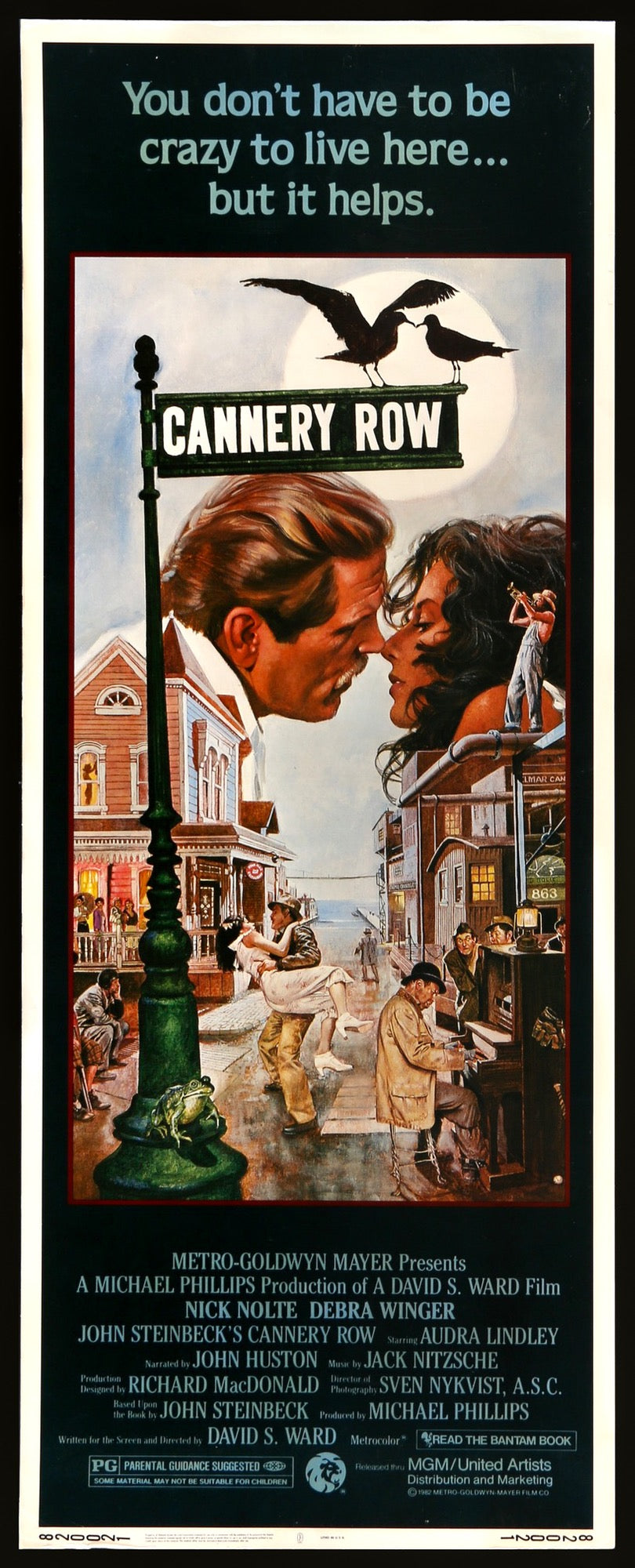 Cannery Row (1982) original movie poster for sale at Original Film Art - Vintage Movie Posters