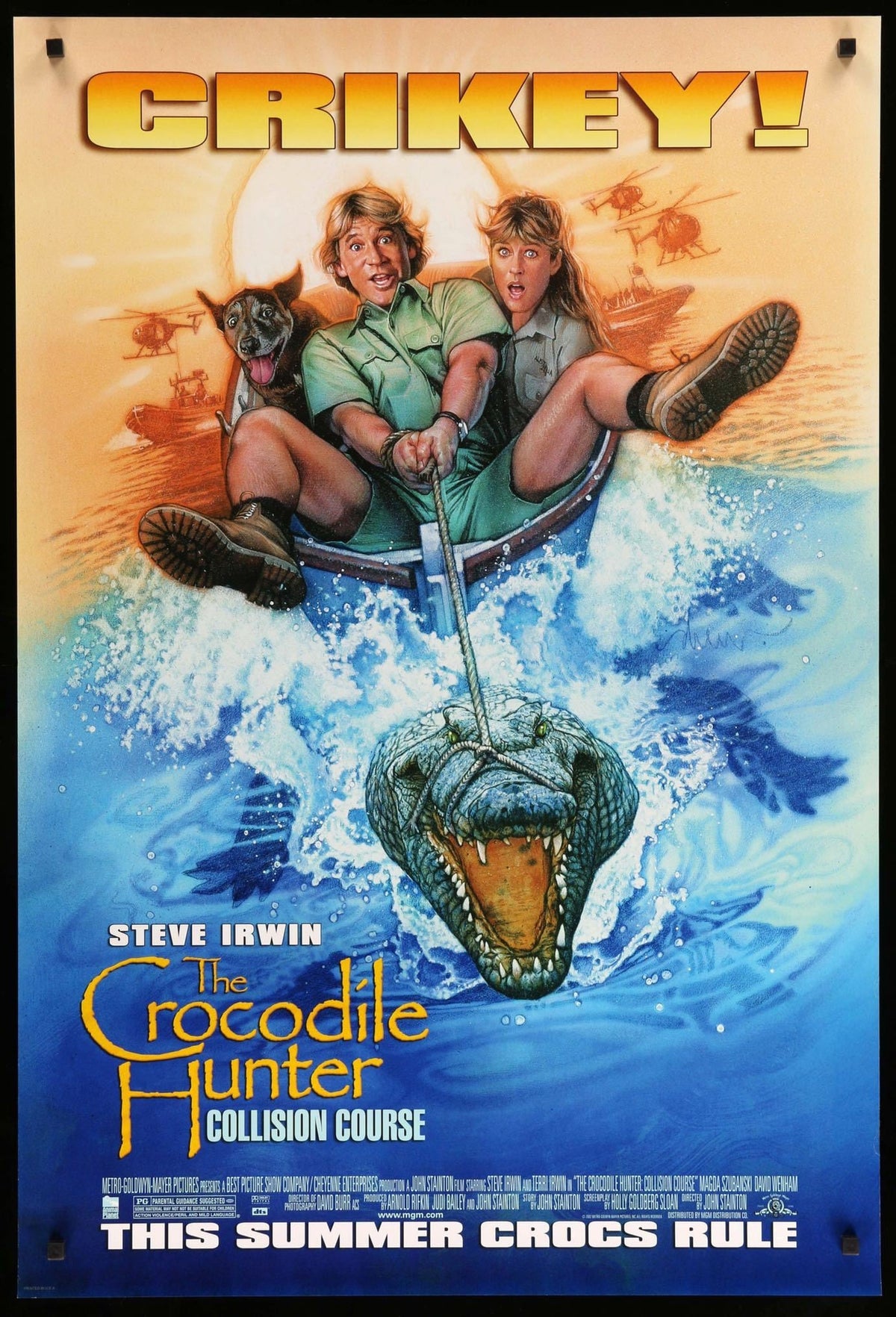 Crocodile Hunter: Collision Course (2002) original movie poster for sale at Original Film Art