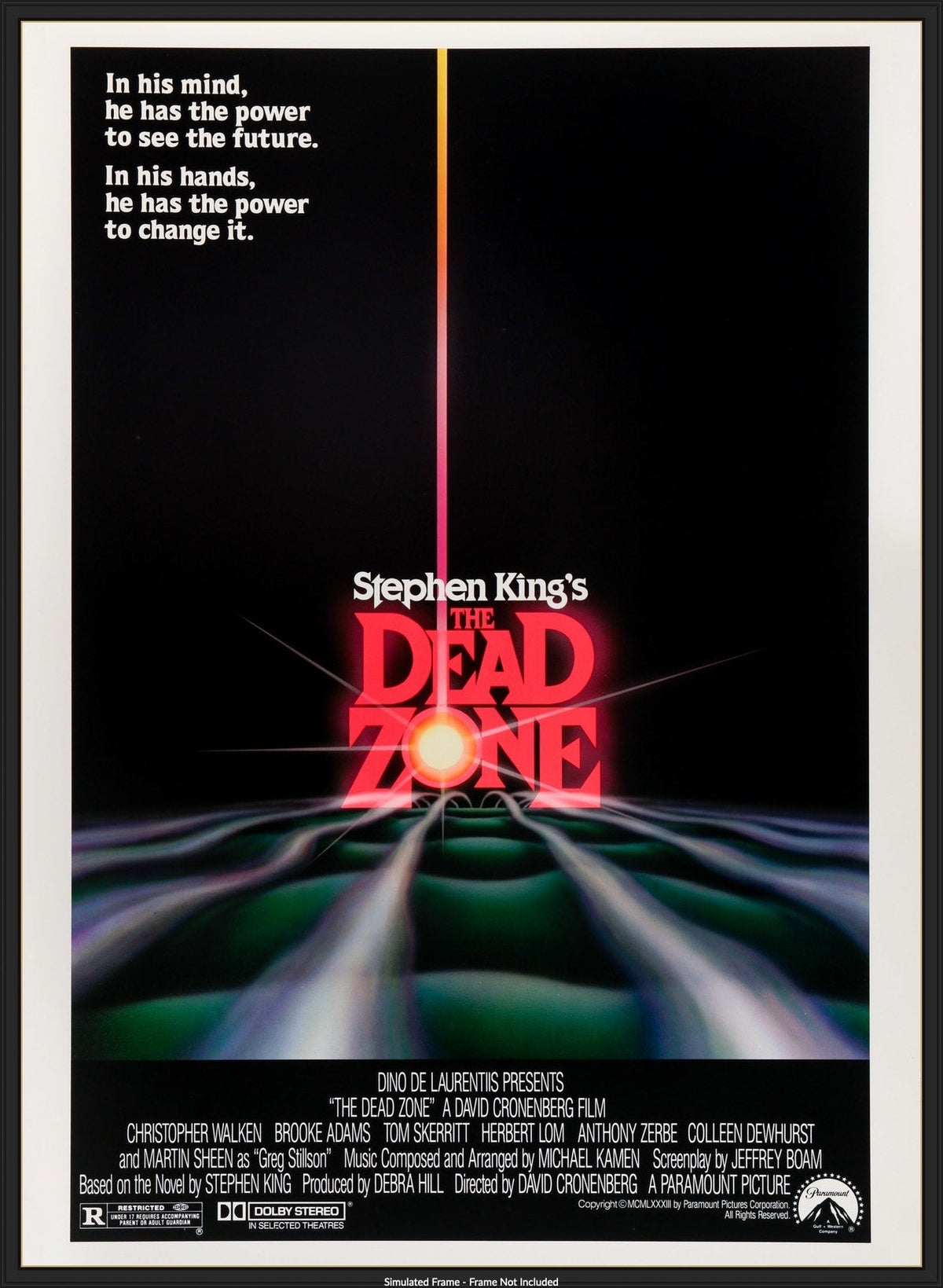 Dead Zone (1983) original movie poster for sale at Original Film Art - Vintage Movie Posters