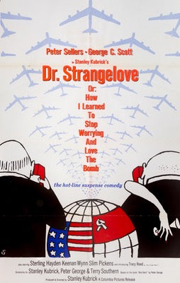 Dr. Strangelove or: How I Learned to Stop Worrying and Love the Bomb (1964) original movie poster for sale at Original Film Art