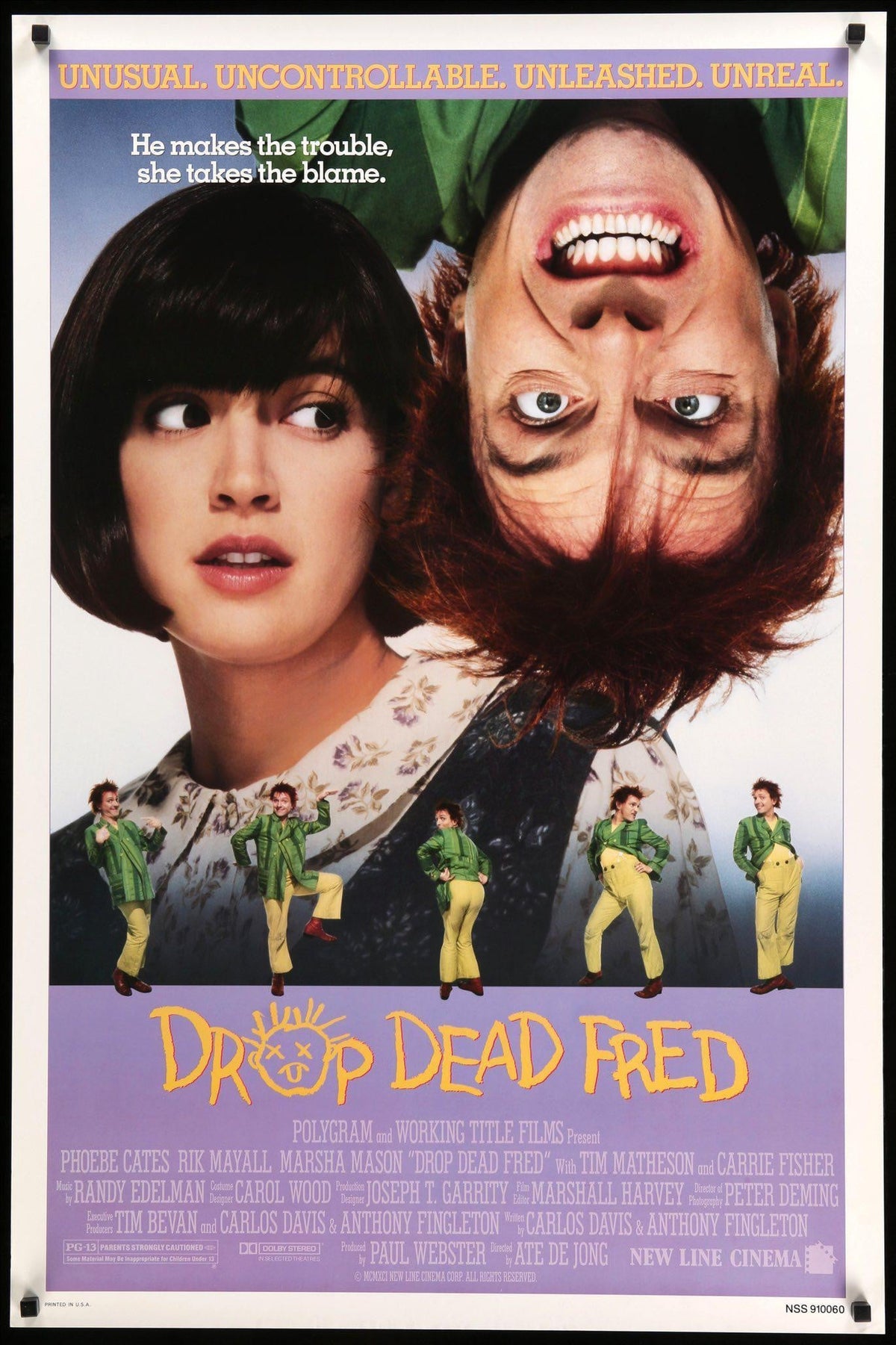 Drop Dead Fred (1991) original movie poster for sale at Original Film Art - Vintage Movie Posters
