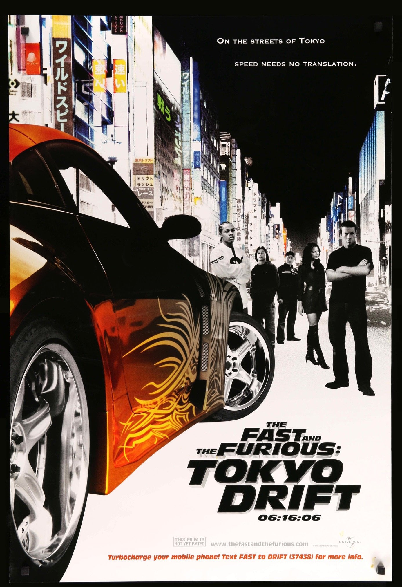 Fast & the Furious: Tokyo Drift (2006) original movie poster for sale at Original Film Art - Vintage Movie Posters
