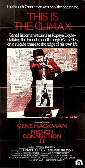 French Connection II (1975) original movie poster for sale at Original Film Art - Vintage Movie Posters