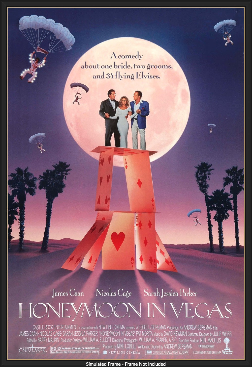 Honeymoon in Vegas (1992) original movie poster for sale at Original Film Art - Vintage Movie Posters