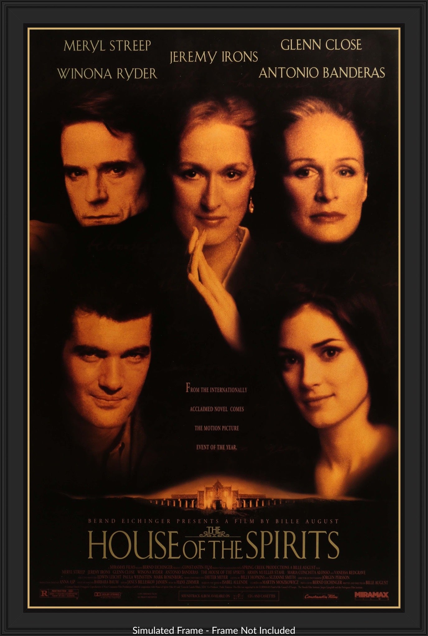 House of the Spirits (1993) original movie poster for sale at Original Film Art - Vintage Movie Posters