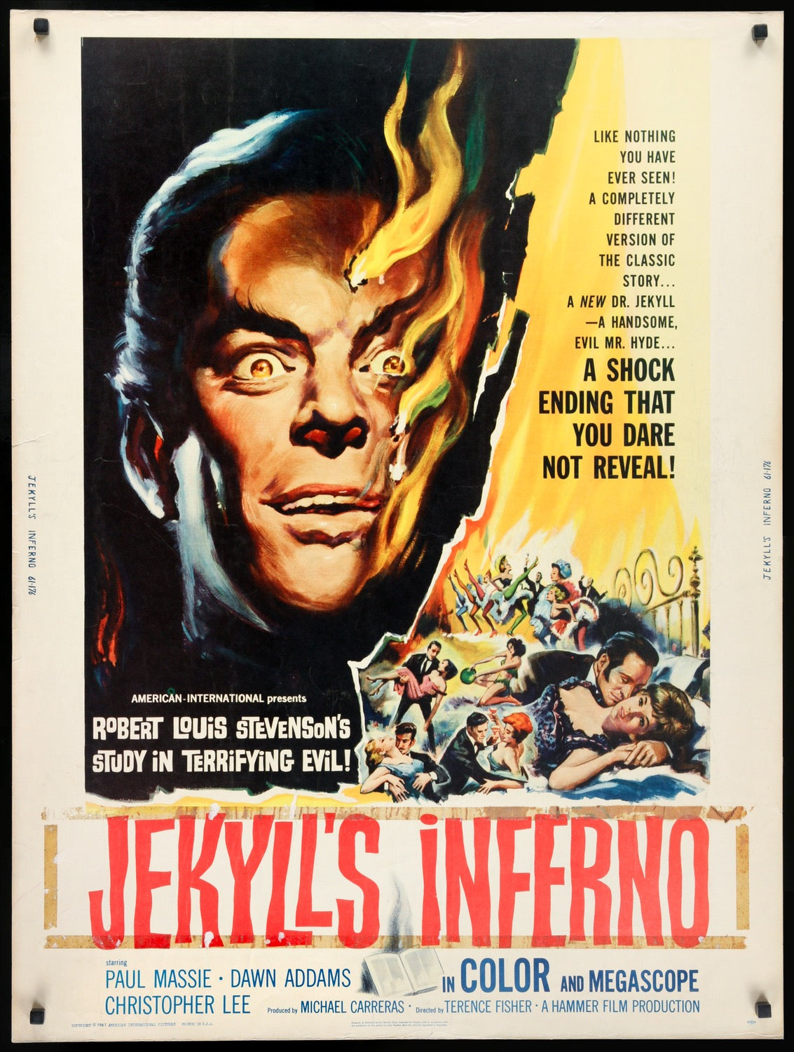 Two Faces of Dr. Jekyll (1960) original movie poster for sale at Original Film Art - Vintage Movie Posters