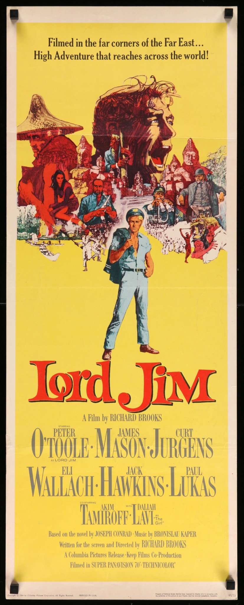 Lord Jim (1965) original movie poster for sale at Original Film Art - Vintage Movie Posters