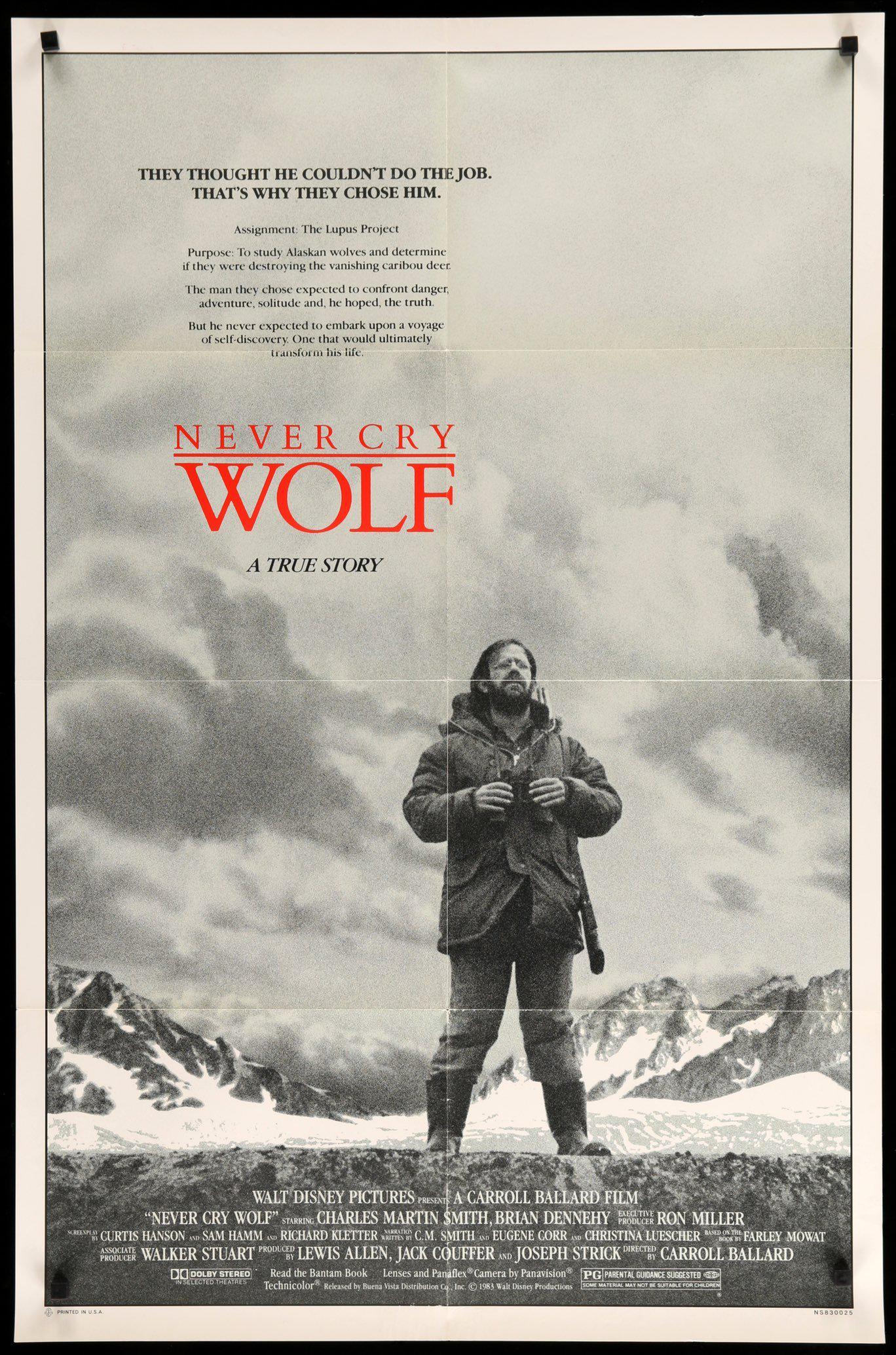 Never Cry Wolf (1983) original movie poster for sale at Original Film Art - Vintage Movie Posters
